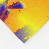 Energie-Abstracte Sterren Gepersonaliseerde Fleece (Hoek)