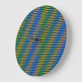 Énergie alignée | Horloge murale des lignes Abstra (Angle)