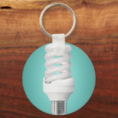 Energie-besparende lichtbol Sleutelhanger (Voorkant)