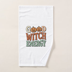 Énergie de bonne sorcière Design vectoriel Hallowe