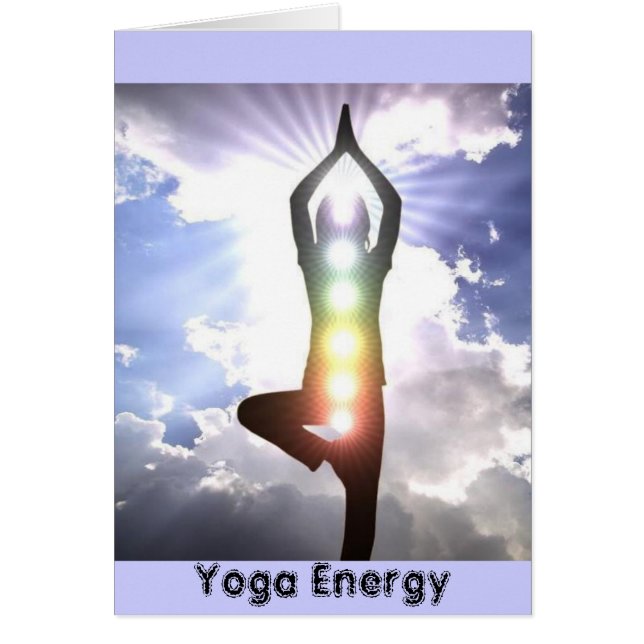 ÉNERGIE DE YOGA DE CARTE (Devant)