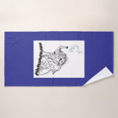 Énergie éléphante (Serviette de bain)