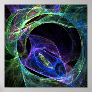 Energie-fractal Poster