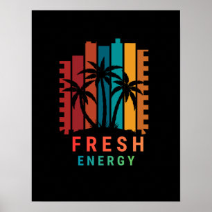Energie Fraîche – Impression d'art mural motivatio