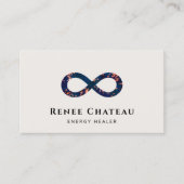 Energie-Healer, Infinity Lemniscate-symbool Visitekaartje (Voorkant)