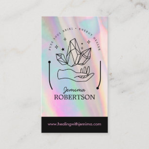 Energie Healer/Intuïtief/Reiki/Kristal Esoteric Visitekaartje