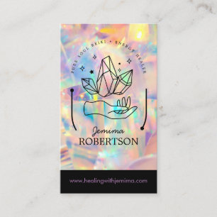 Energie Healer/Intuïtief/Reiki/Kristal Esoteric Visitekaartje