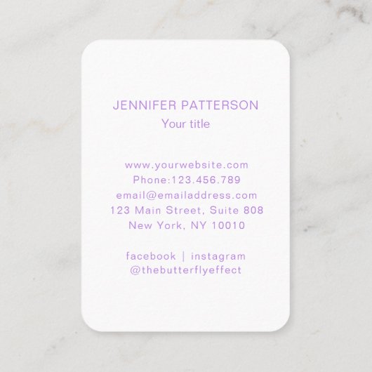 Energie Heiler Reiki Spiritueel Visitekaartje (Achterkant)