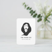 Energie Heiler Reiki Spirituell Visitenkarte Visitekaartje (Staand voorkant)