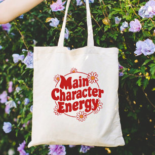 Energie hoofdpersonage tote bag