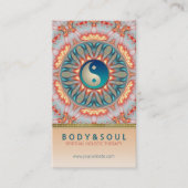 Énergie incendie interne Yin Yang Carte de visite  (Devant)