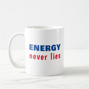 Energie liegt nooit koffiemok