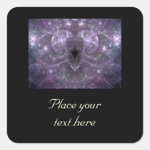 Energie van de liefde vierkante sticker