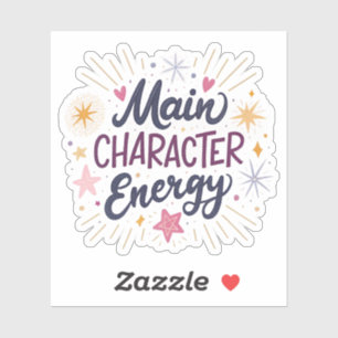 Energie van het hoofdpersonage   Empowering Aesthe Sticker