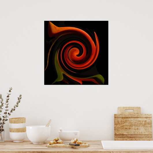 Energie van schepping poster (Keuken)