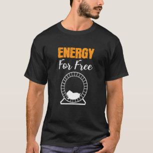 Energie voor gratis gebruik en gezond t-shirt