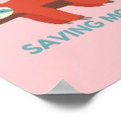 Energiebesparende modus Funny Poster (Hoek)