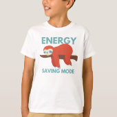Energiebesparende modus t-shirt (Voorkant)