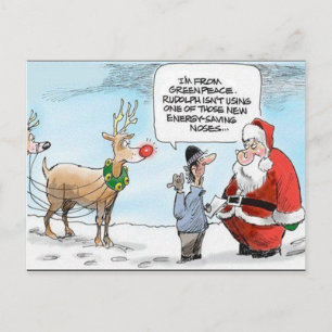 Energiebesparende Rudolph Briefkaart