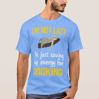 Energiebesparing voor koken t-shirt