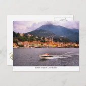 Energieboot op het Comomeer Briefkaart (Voorkant / Achterkant)