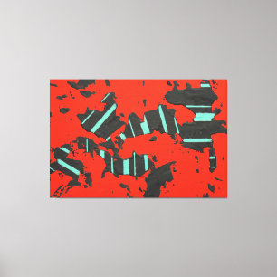Energiecode 01L26 – Grote Abstracte Canvasprint (6 Canvas Afdruk