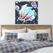 energiecode 03E24 - Universal Abstract Canvas Afdruk (Insitu (Slaapkamer))