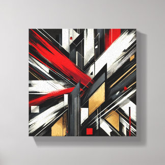 Energieke elegantie canvas afdruk