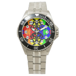Energize (Koreaans gezicht) van Kenneth Yoncich Horloge