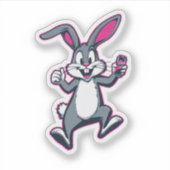 Energy Bunny Sticker – Cute Rabbit Kids Decal (Devant)