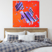 Energy Code 1CO24, ( stretched canvas print ) (Insitu (Slaapkamer))