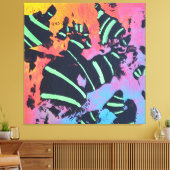 Energy Code 1E23 - Stretched Canvas Print (Insitu (Woonkamer))