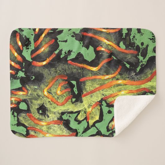 Energy code - Action & Power - Baby Blanket GGAST Sherpa Deken (Voorkant (horizontaal))