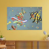 Energy Code DY325 Canvas Afdruk (Insitu (Woonkamer))