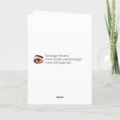 Energy Efficient Birthday Cake Birthday Card Kaart (Achterkant)