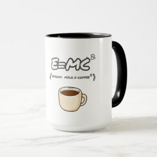 Energy Equals Milk Koffie Funny Science Geek Mok