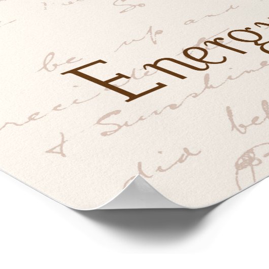 Energy Equals Milk Times Café Poster carré (Coin)