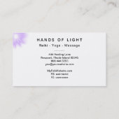 *~* Energy Hands Reiki Healing Light Visitekaartje (Achterkant)