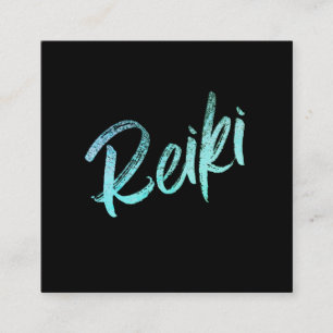 ** Energy Healer Reiki Master Practitioner Vierkante Visitekaartje