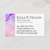 *~* Energy Healer Reiki Practitioner Reiki Master Visitekaartje (Achterkant)