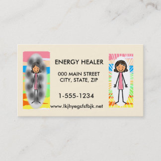 Energy Healer Visitekaartje 100-pakket
