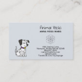 *~* Energy Healing Animal Communicator Reiki Visitekaartje (Achterkant)