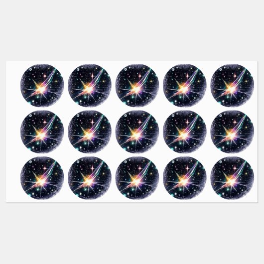 Energy in space sticker. labels (Vel)