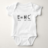 Energy Milk Cuddles Cute Funny Scientist Romper (Voorkant)