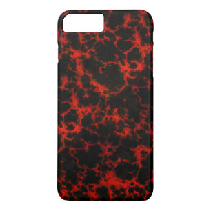 Energy Red en Black Flames iPhone 8 Plus / 7 Plus Hoesje