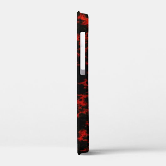 Energy Red en Black Flames Case-Mate iPhone Case (Achterkant / Links)