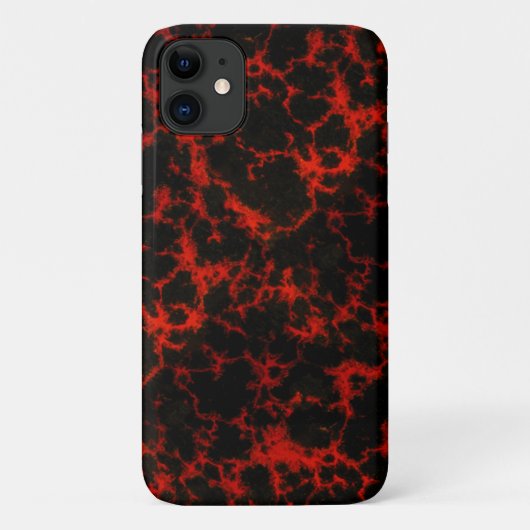 Energy Red en Black Flames Case-Mate iPhone Case (Achterkant)