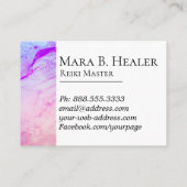 *~* Energy Reiki Practitioner Reiki Master Healer Visitekaartje (Achterkant)
