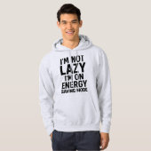 Energy Saving Mode – Funny Hoodie for Chill Days (Voorkant volledig)