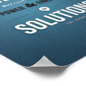 Energy To Solutions - Impression d'art de 8 po x 1 (Coin)